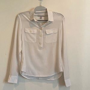 Banana Republic silk blouse Xs